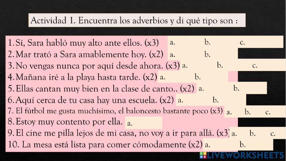Gramática adverbios y preposiciones
