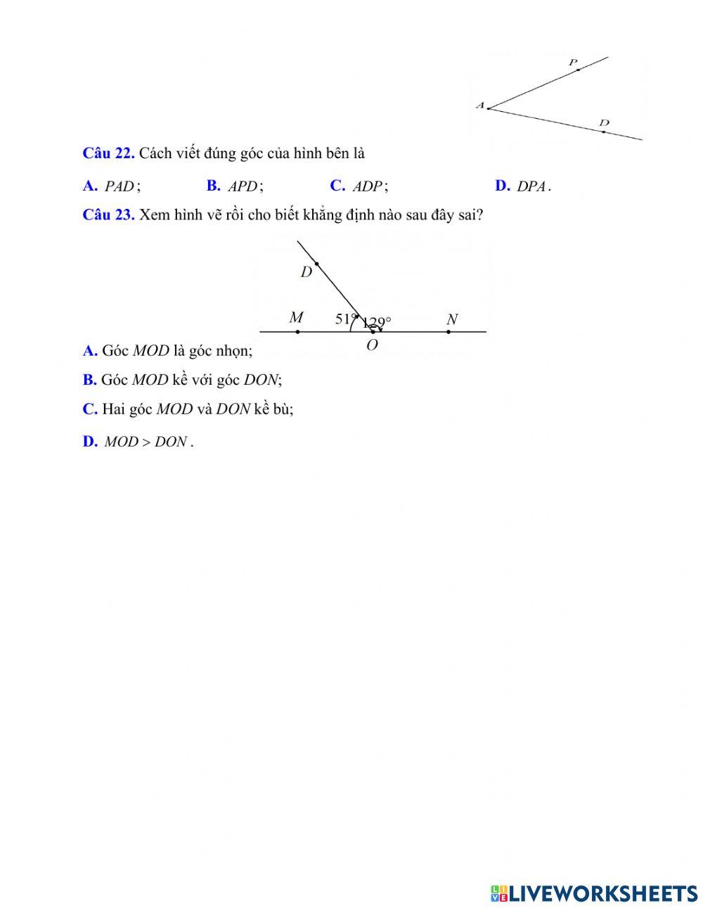 Ôn tập học kì 2 toán 6 năm 21-22