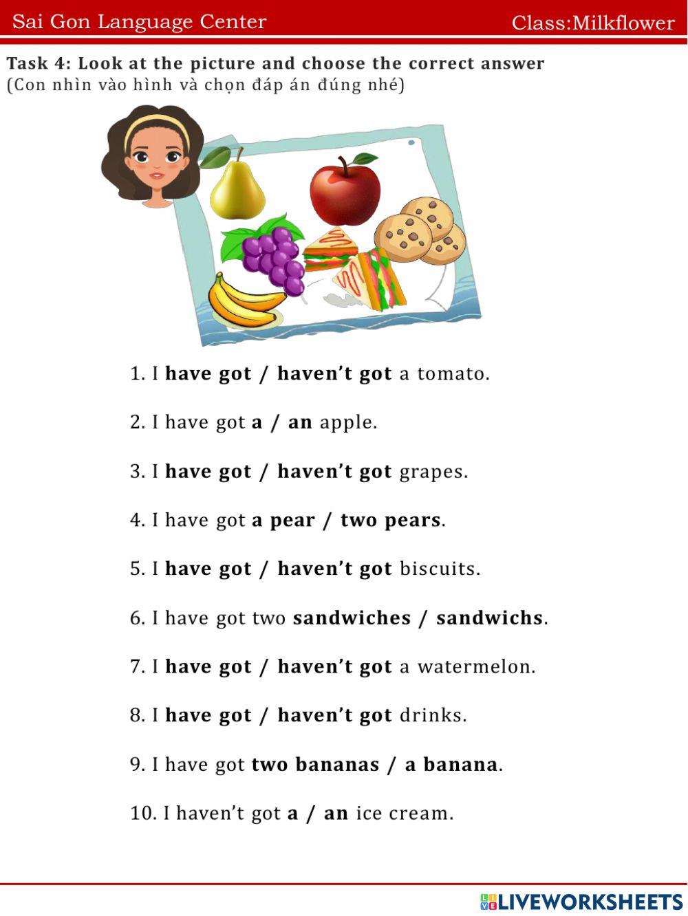 FFs1: Unit 9: Lunchtime