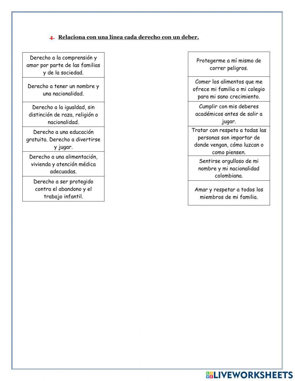 Actividades Repaso derechos Humanos