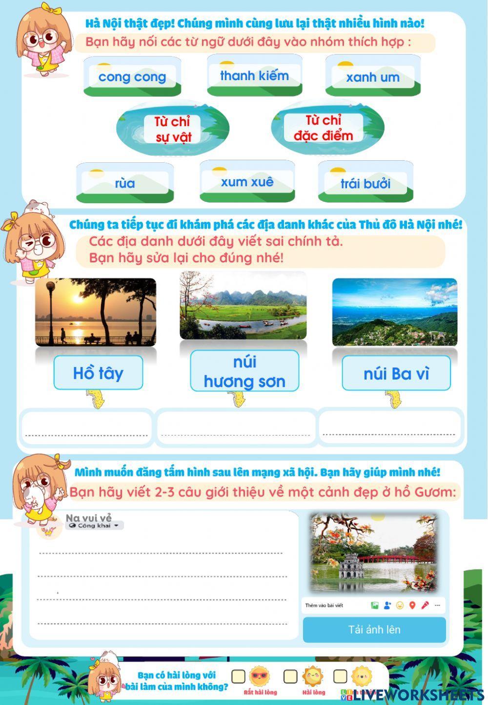 Lớp 2 - Tiếng việt - Tuần 26 - Đề 1