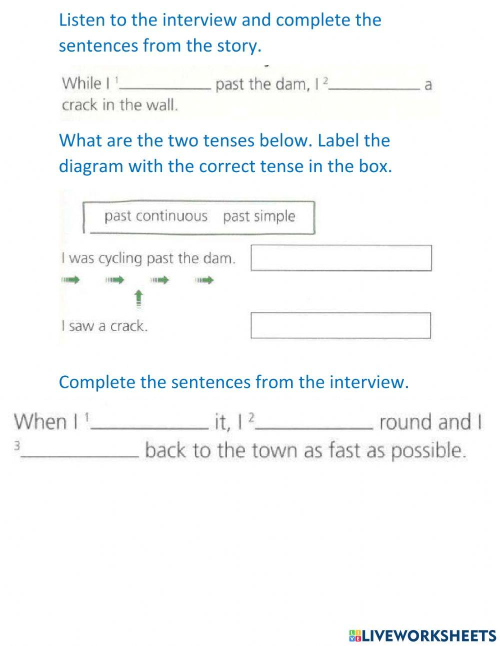 Interview Flood in the town