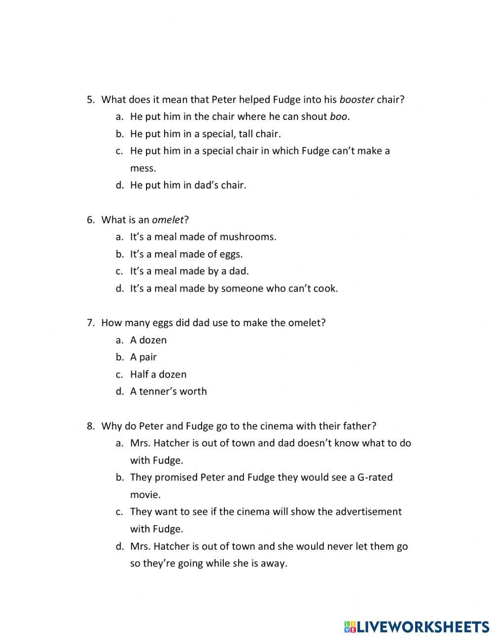 Tales of a Fourth Grade Nothing 9