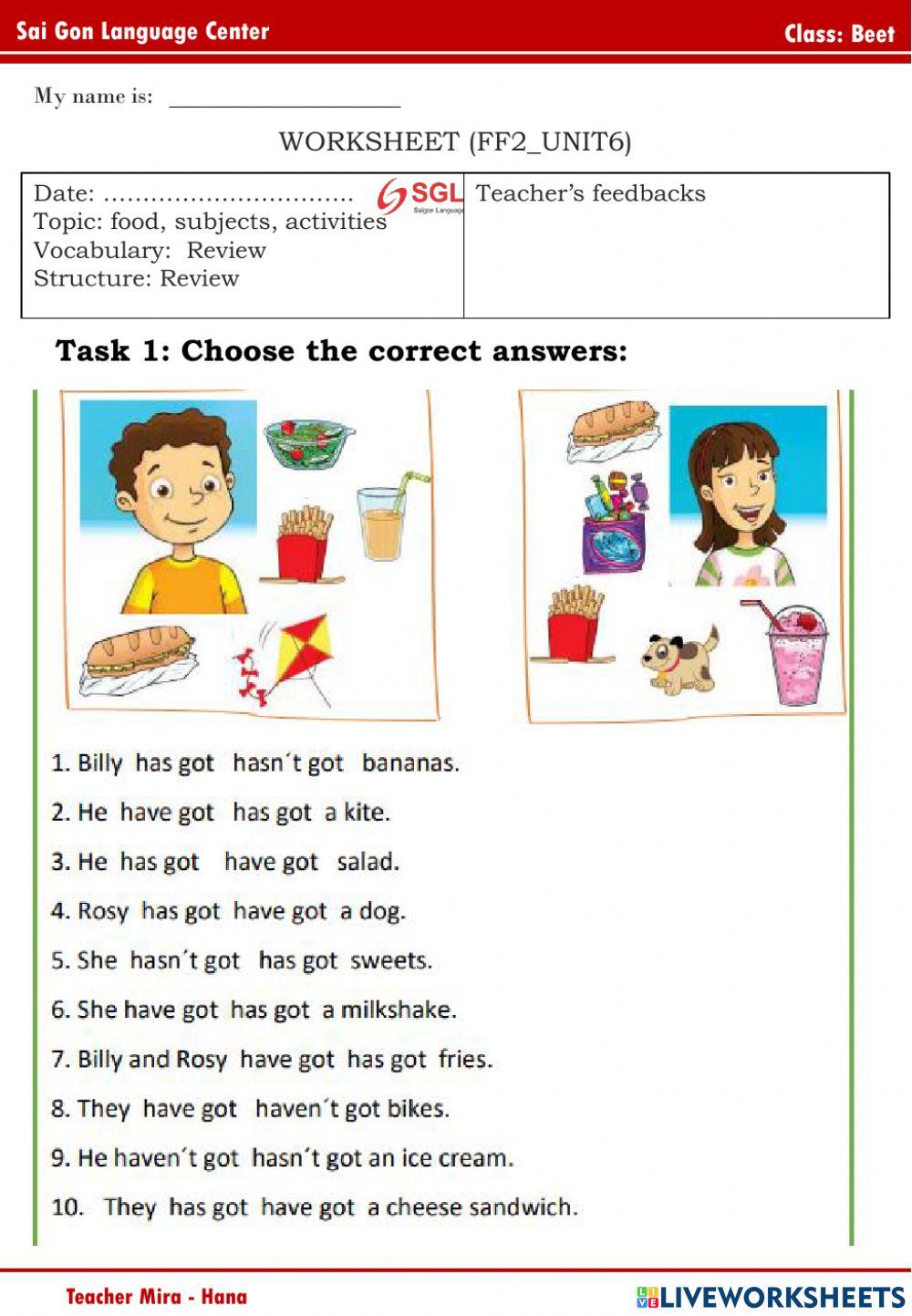 FF2 - Unit  - Grapes (16-4-2022)