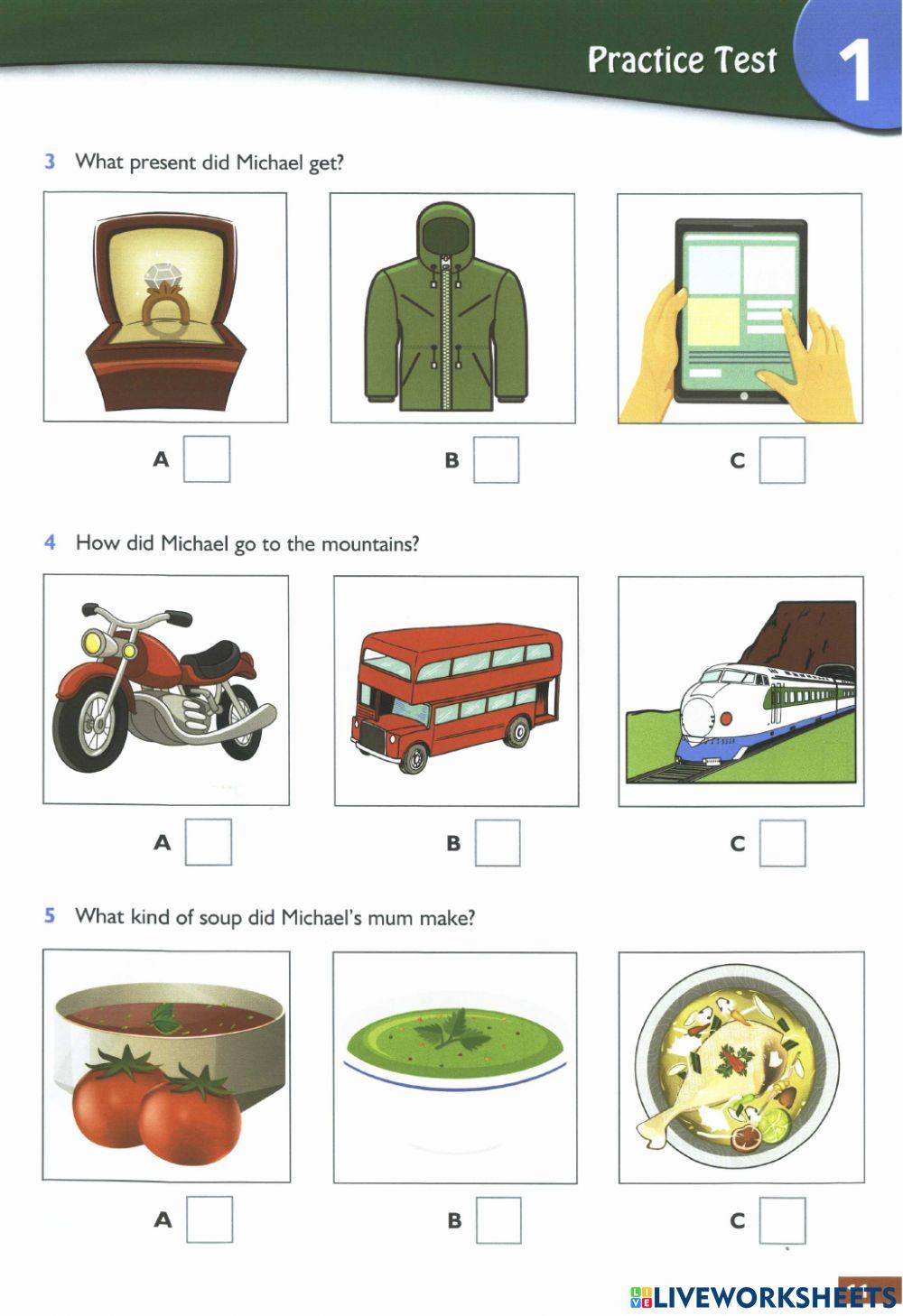 FLYERS SUCCEED TEST 1 LISTENING