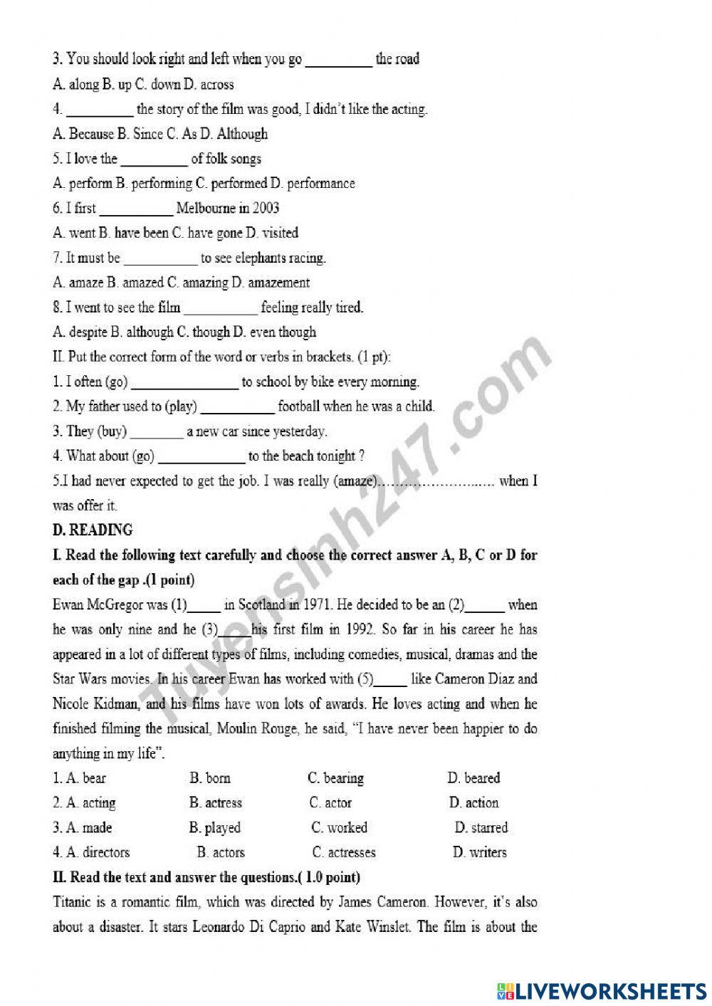 Đề 6 - Hk2 - Gr.7
