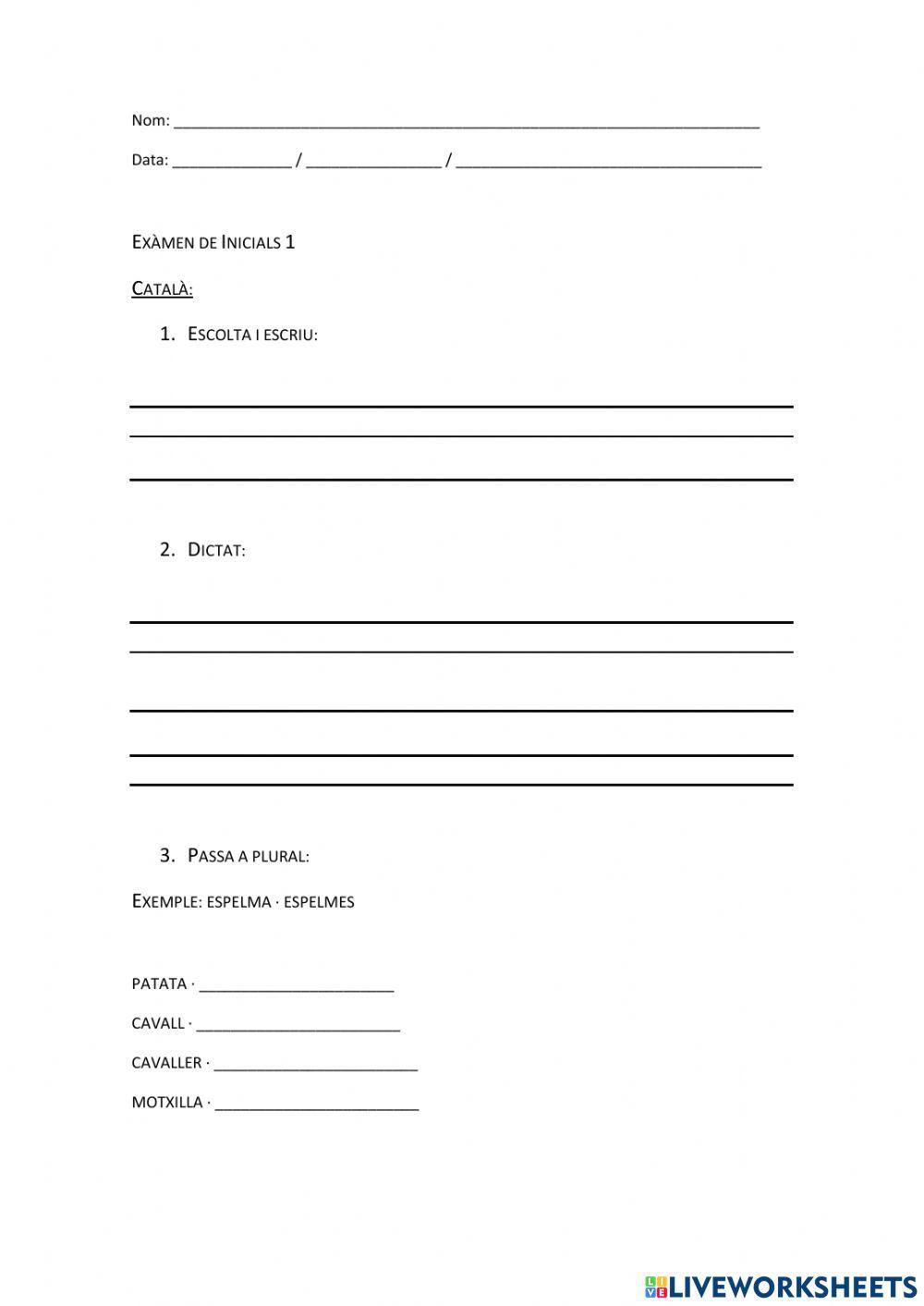 Exàmen de inicials1 (majúscula)