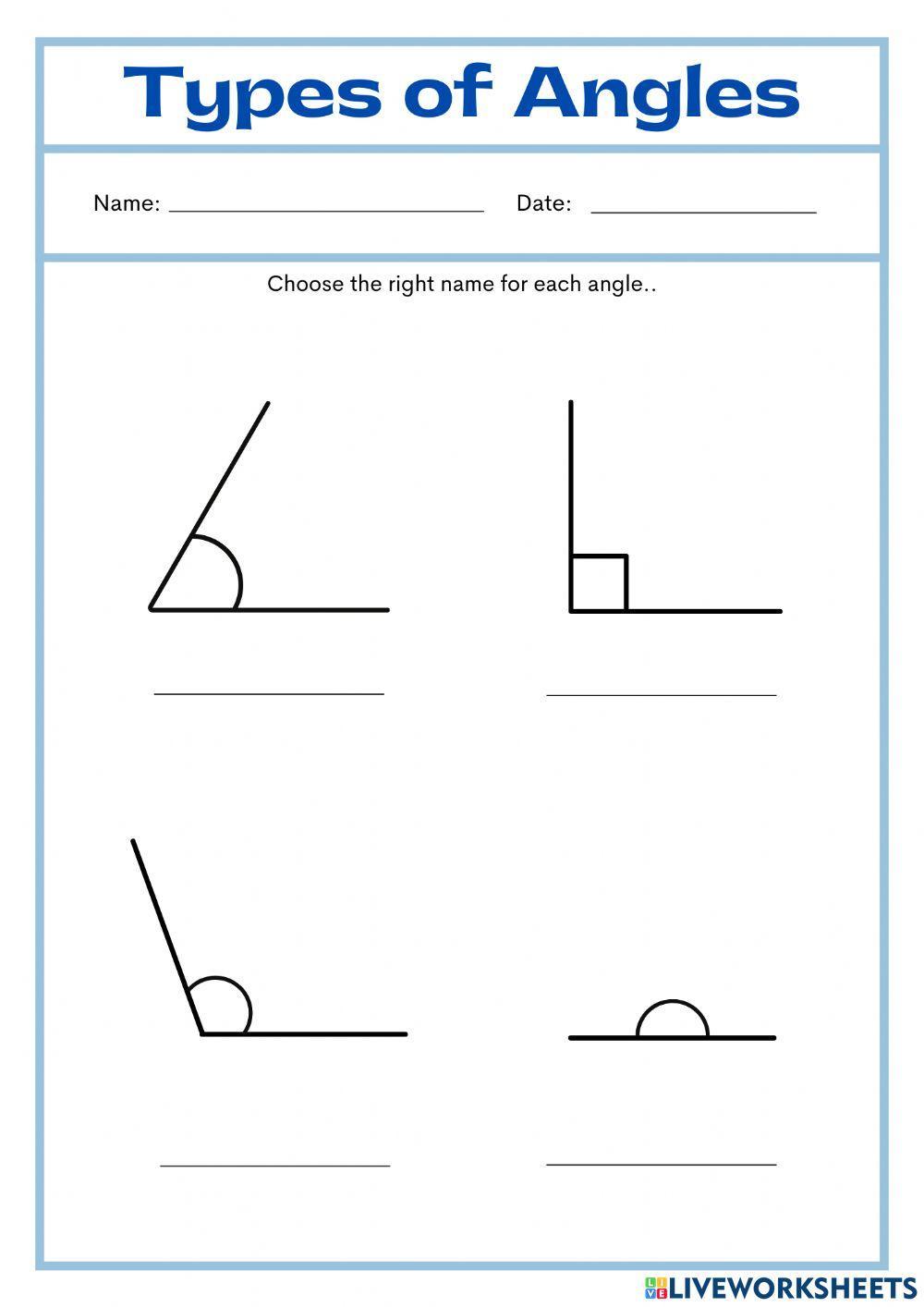 Types of Angles