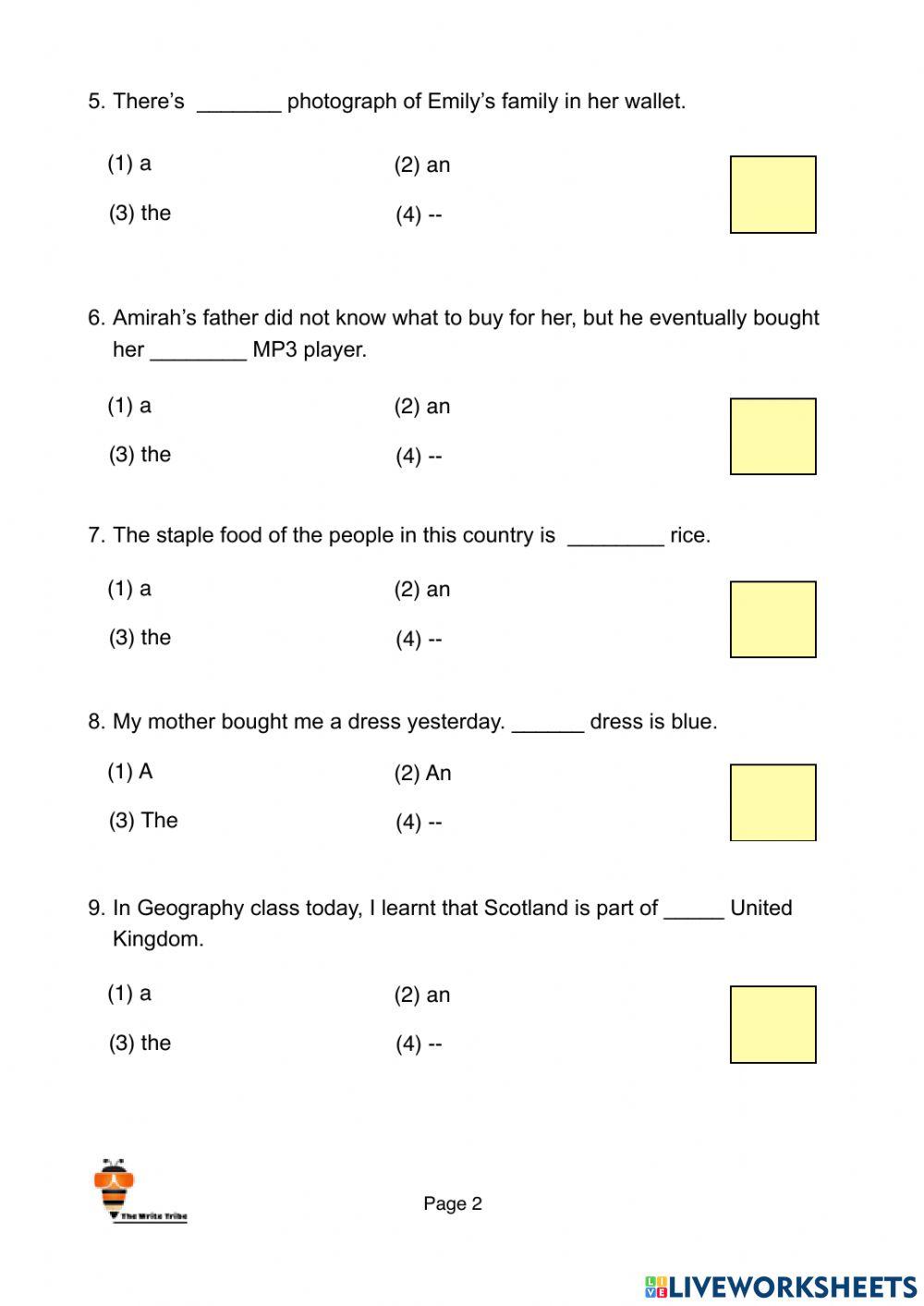 2021 Week 4 PAPER 2 GRAMMAR MCQ p5-6 part 1