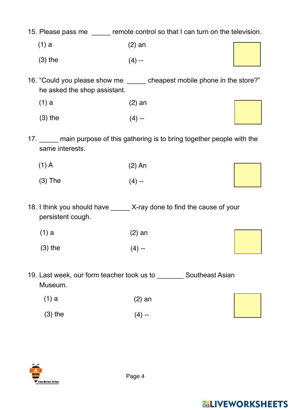 2021 Week 4 PAPER 2 GRAMMAR MCQ p5-6 part 1