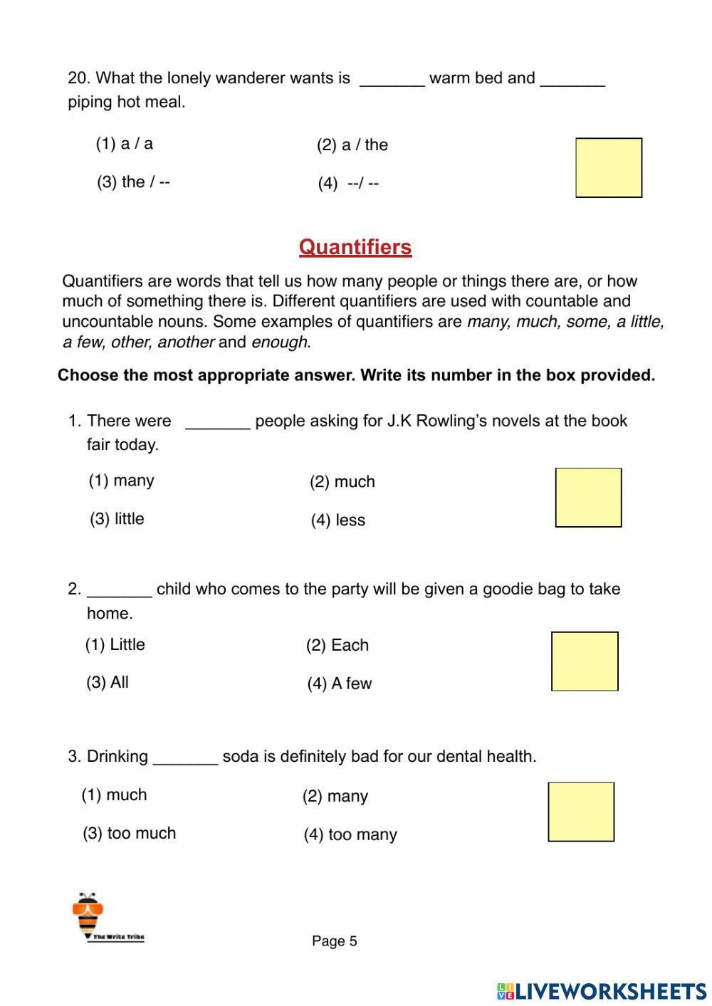 2021 Week 4 PAPER 2 GRAMMAR MCQ p5-6 part 1