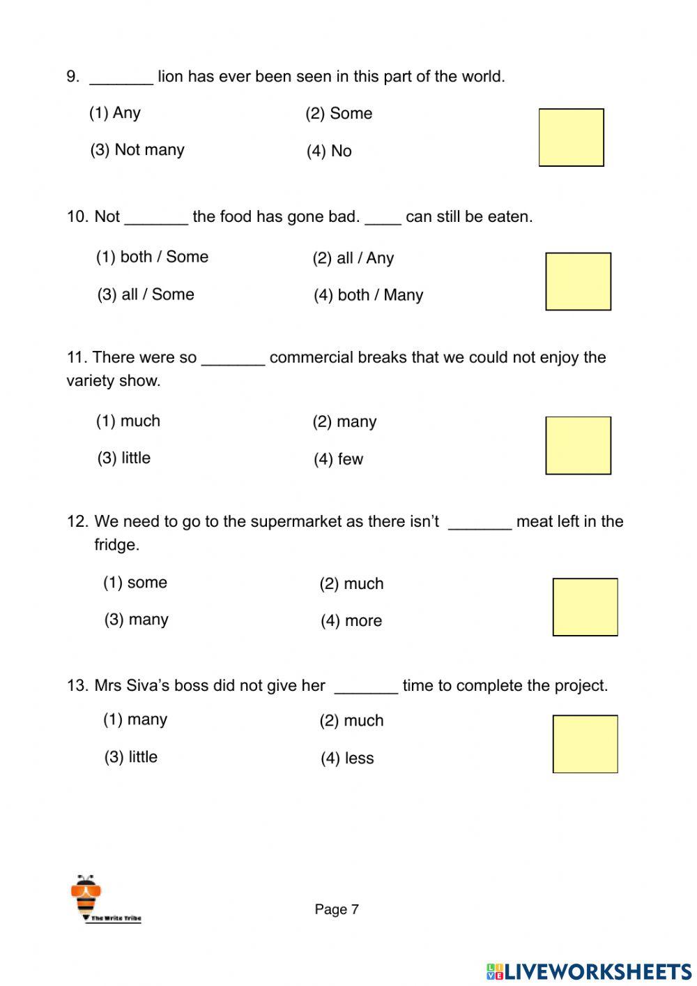 2021 Week 4 PAPER 2 GRAMMAR MCQ p5-6 part 1