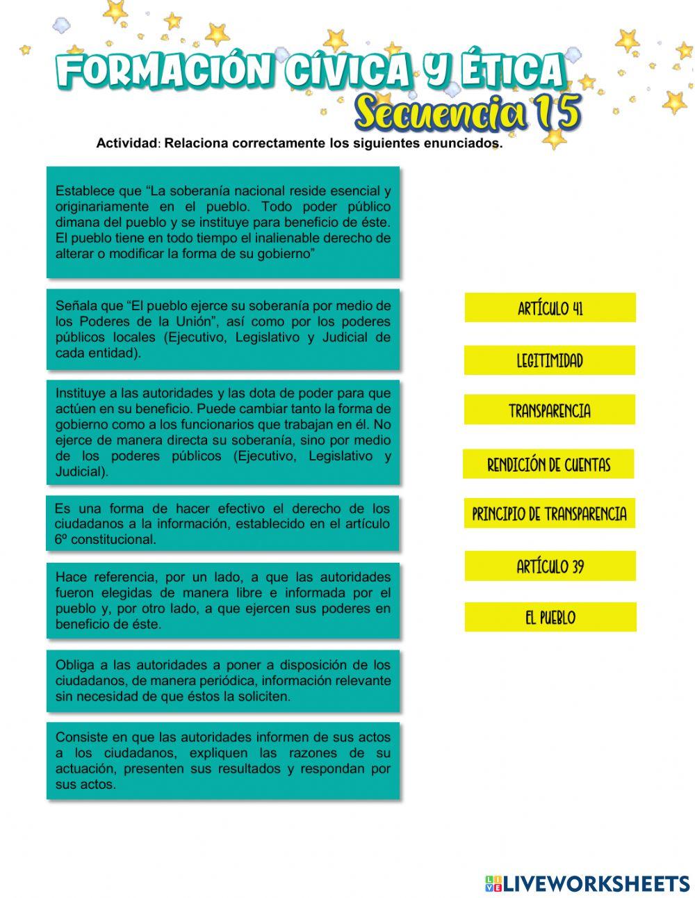 La obligación de las autoridades de rendir cuentas, informar y actuar con transparencia