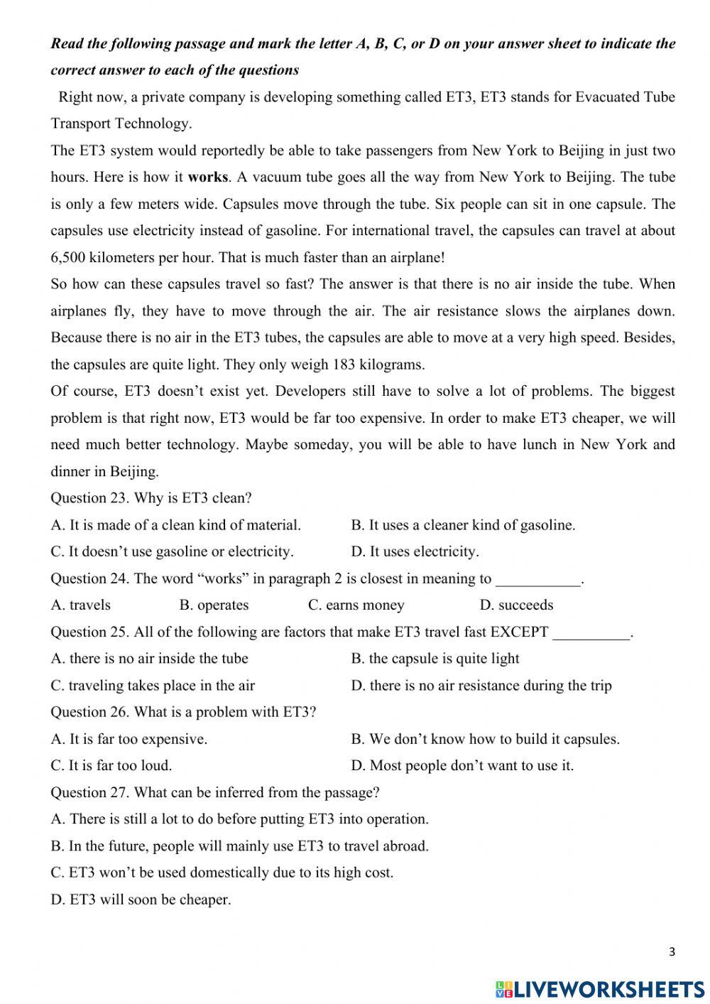 2nd semester test 01 -  E7