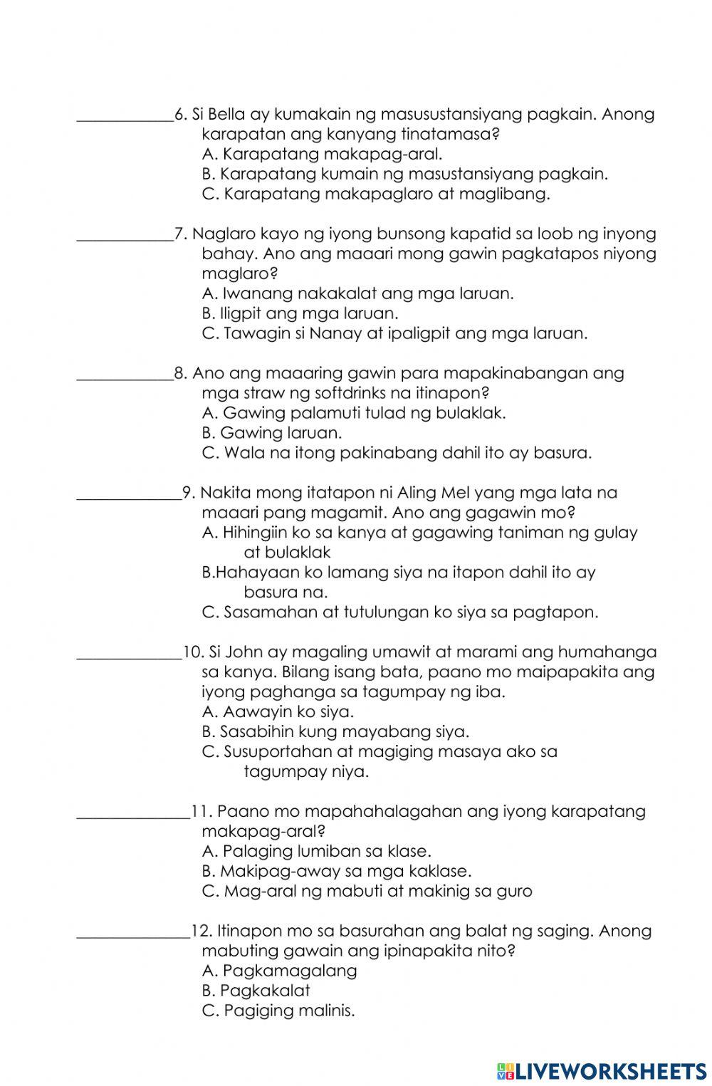 ESP Q3 - Learning Activity Sheet
