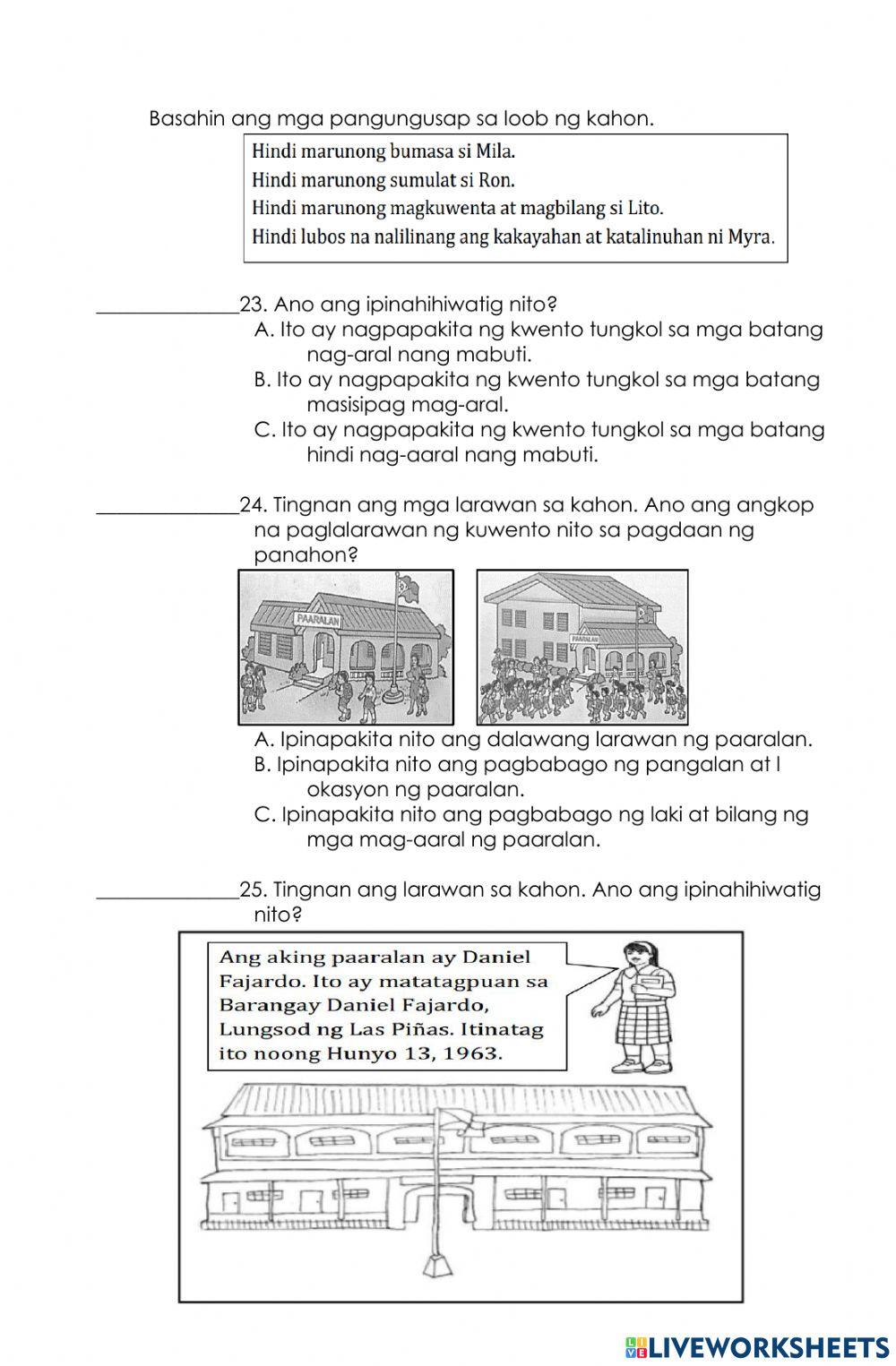 AP Q3 Learning Activity Sheet