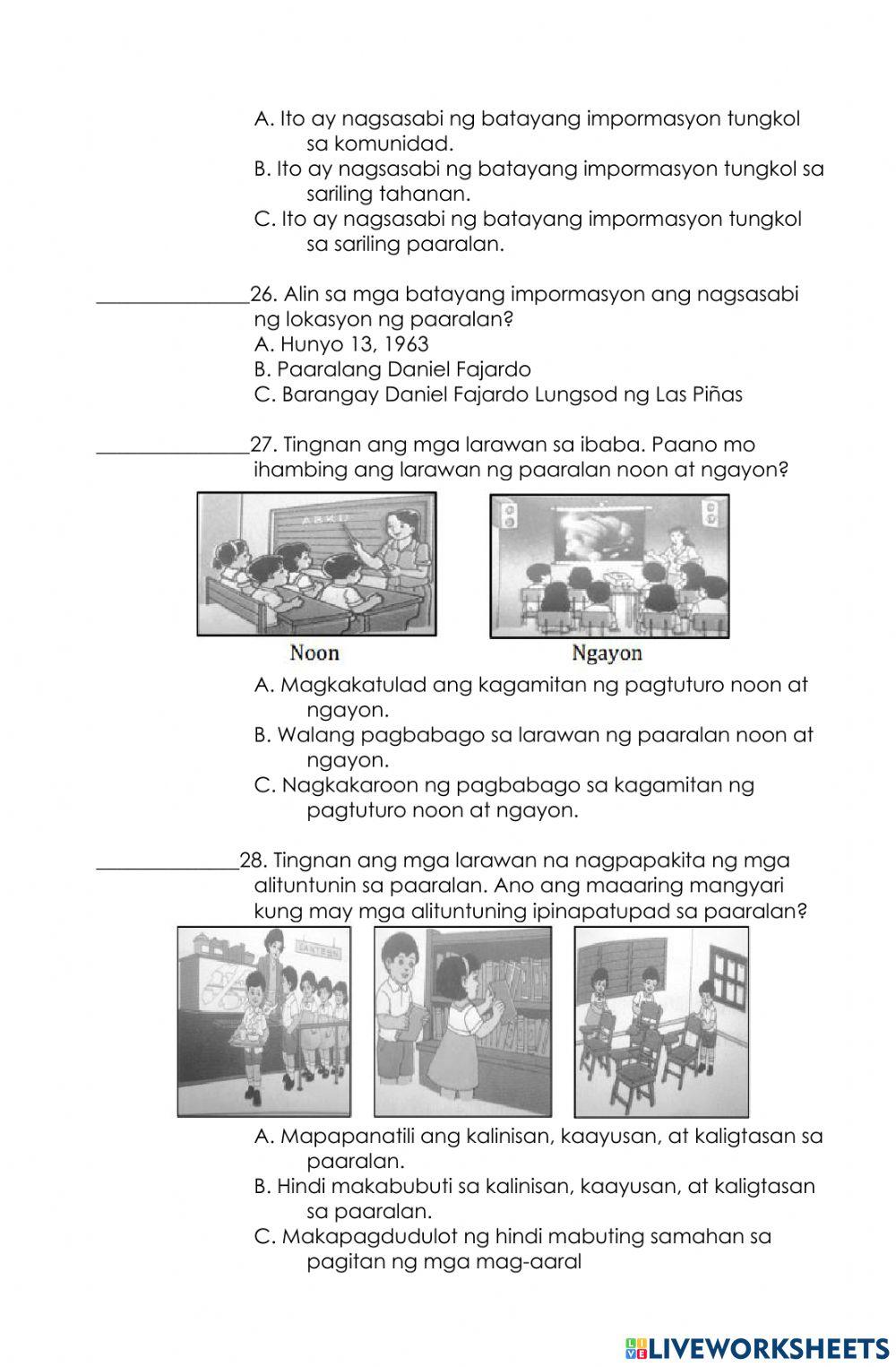 AP Q3 Learning Activity Sheet