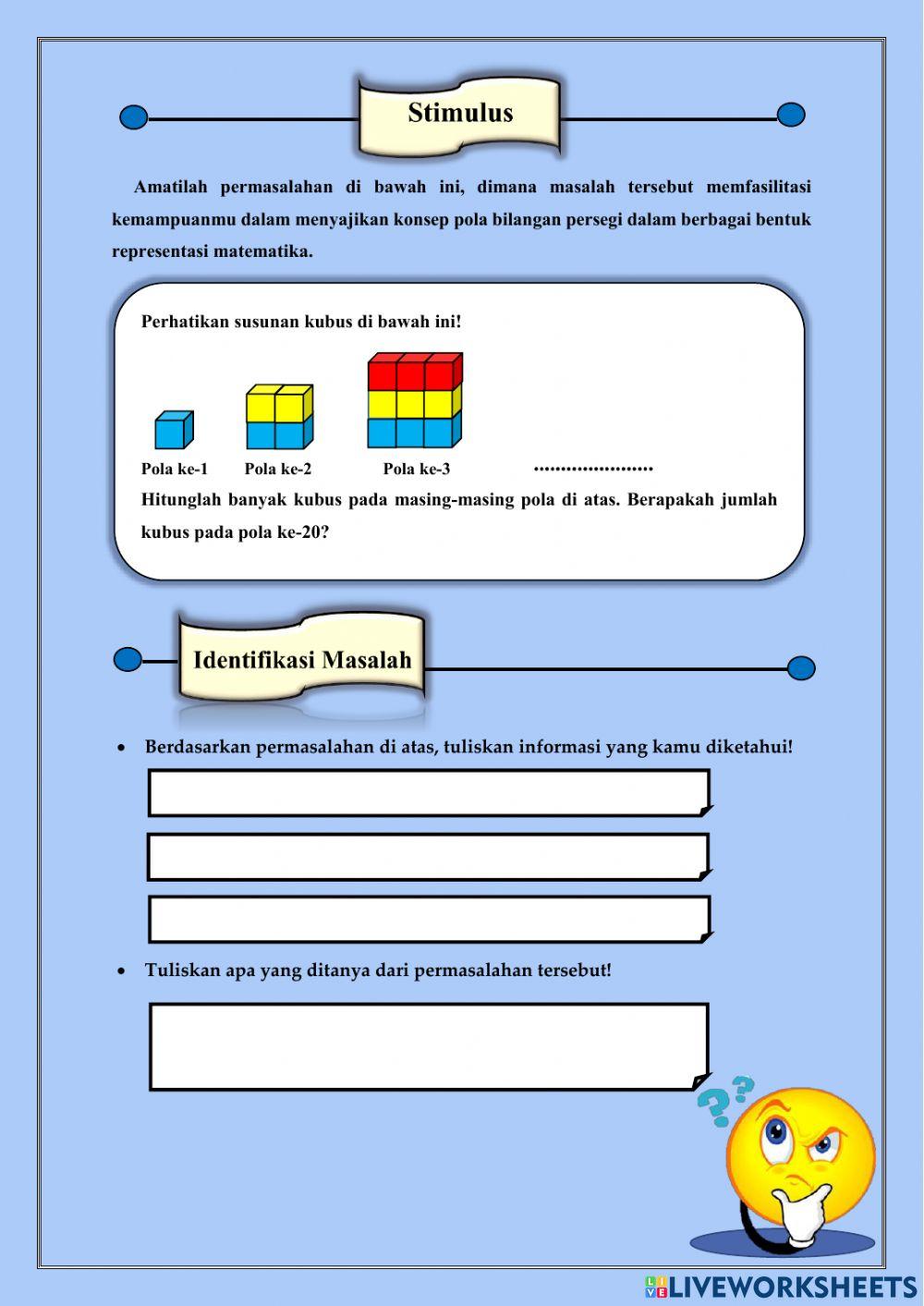 Pola Bilangan Persegi