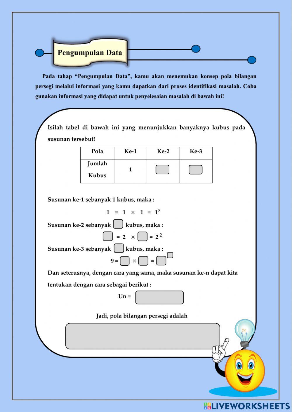Pola Bilangan Persegi