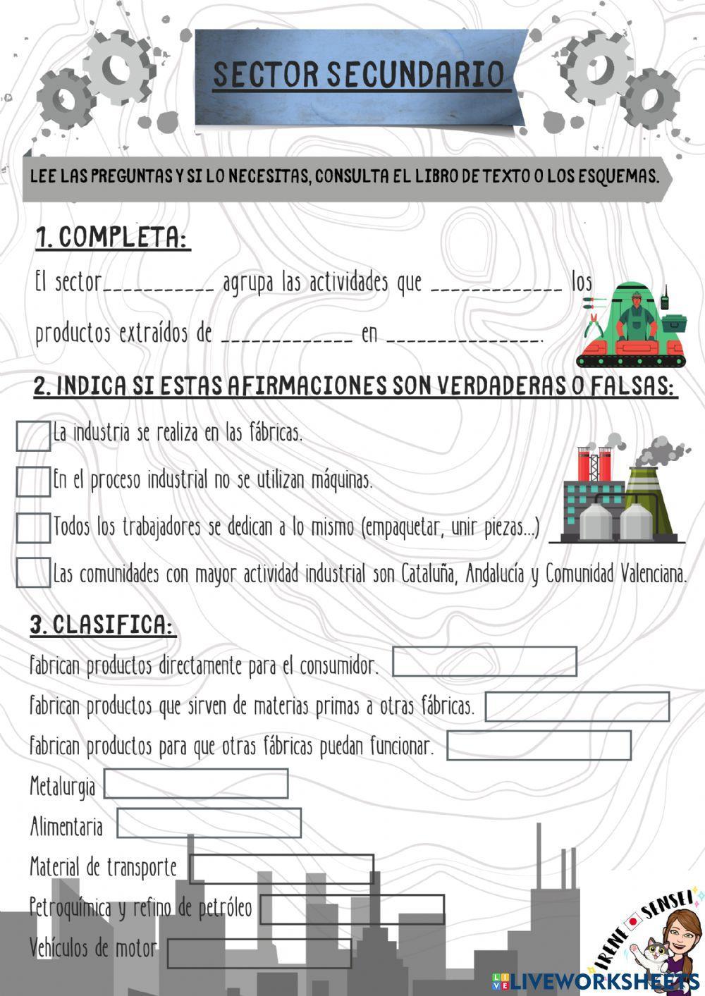 Sector secundario: Industria