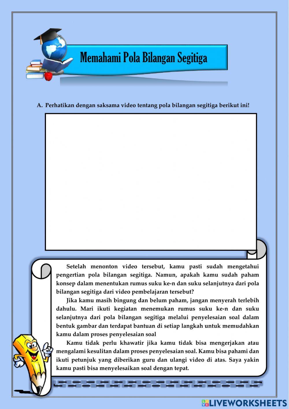 Pola Bilangan Segitiga