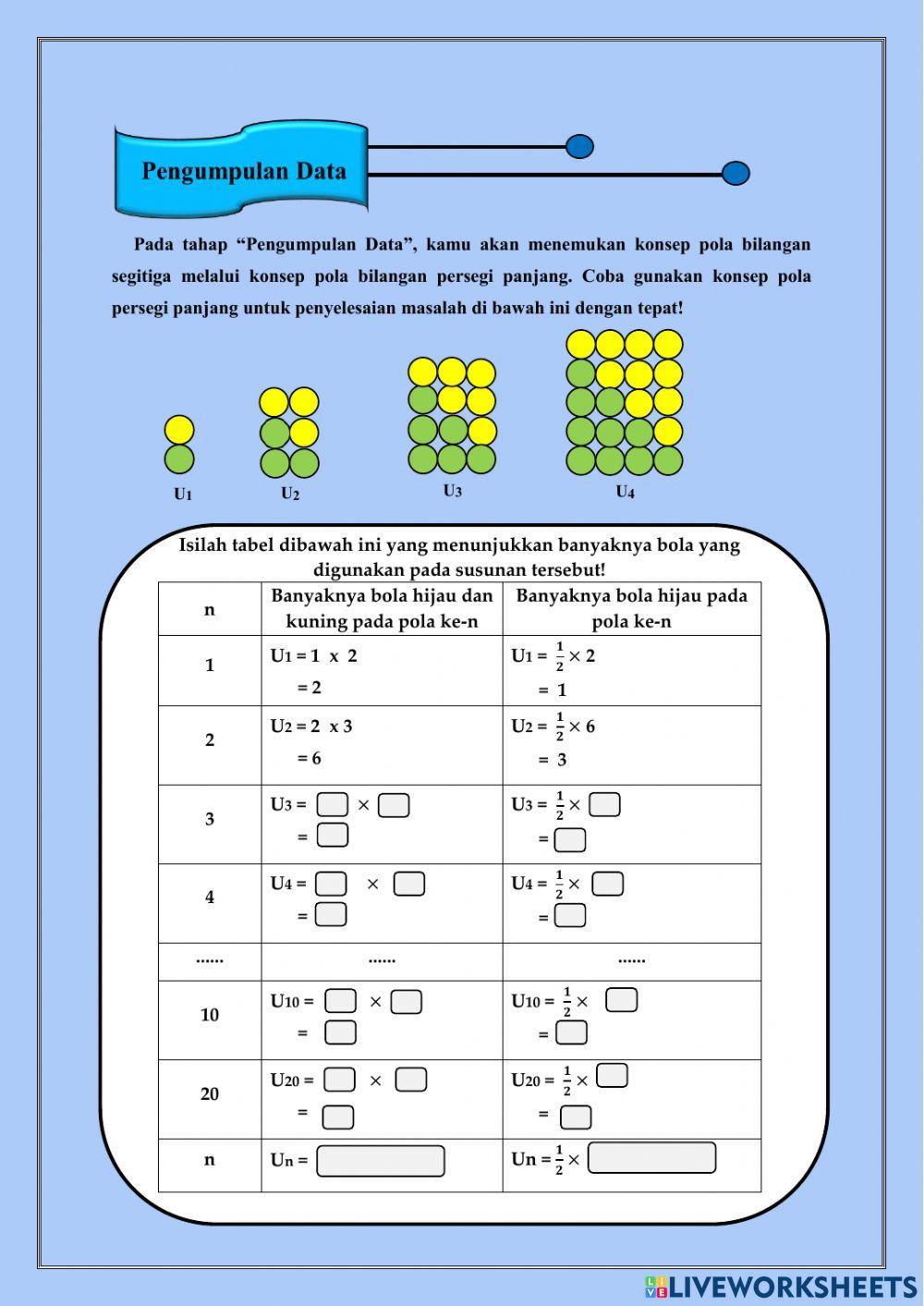 Pola Bilangan Segitiga