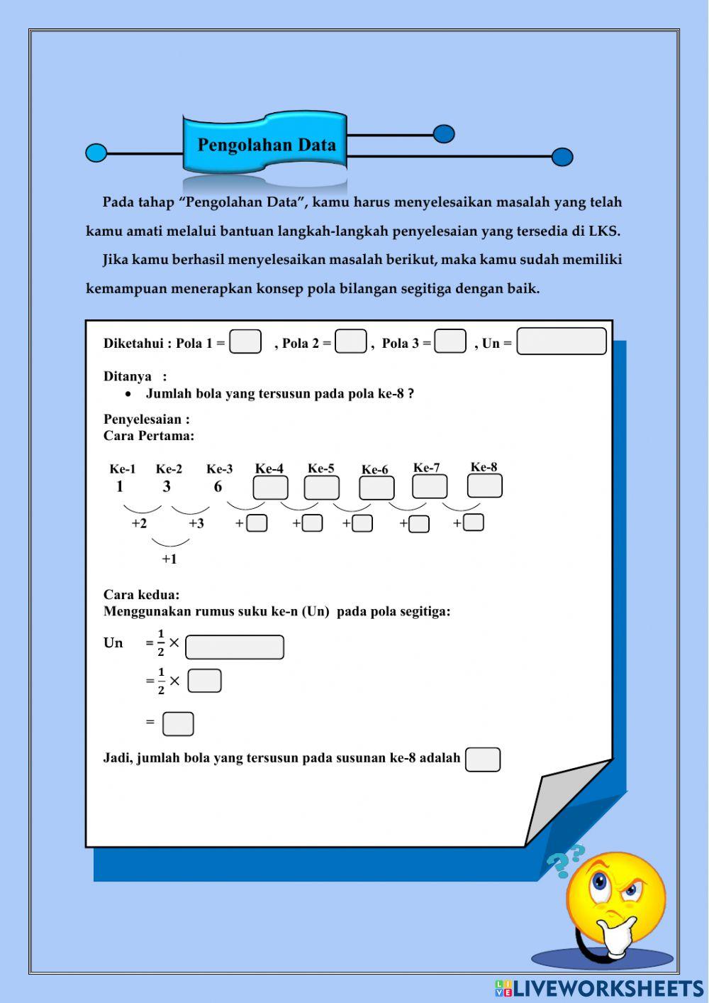 Pola Bilangan Segitiga