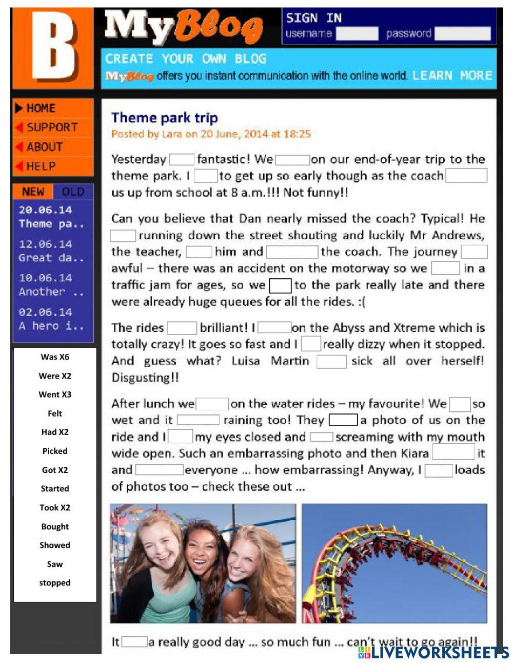 Past simple (afirmative)