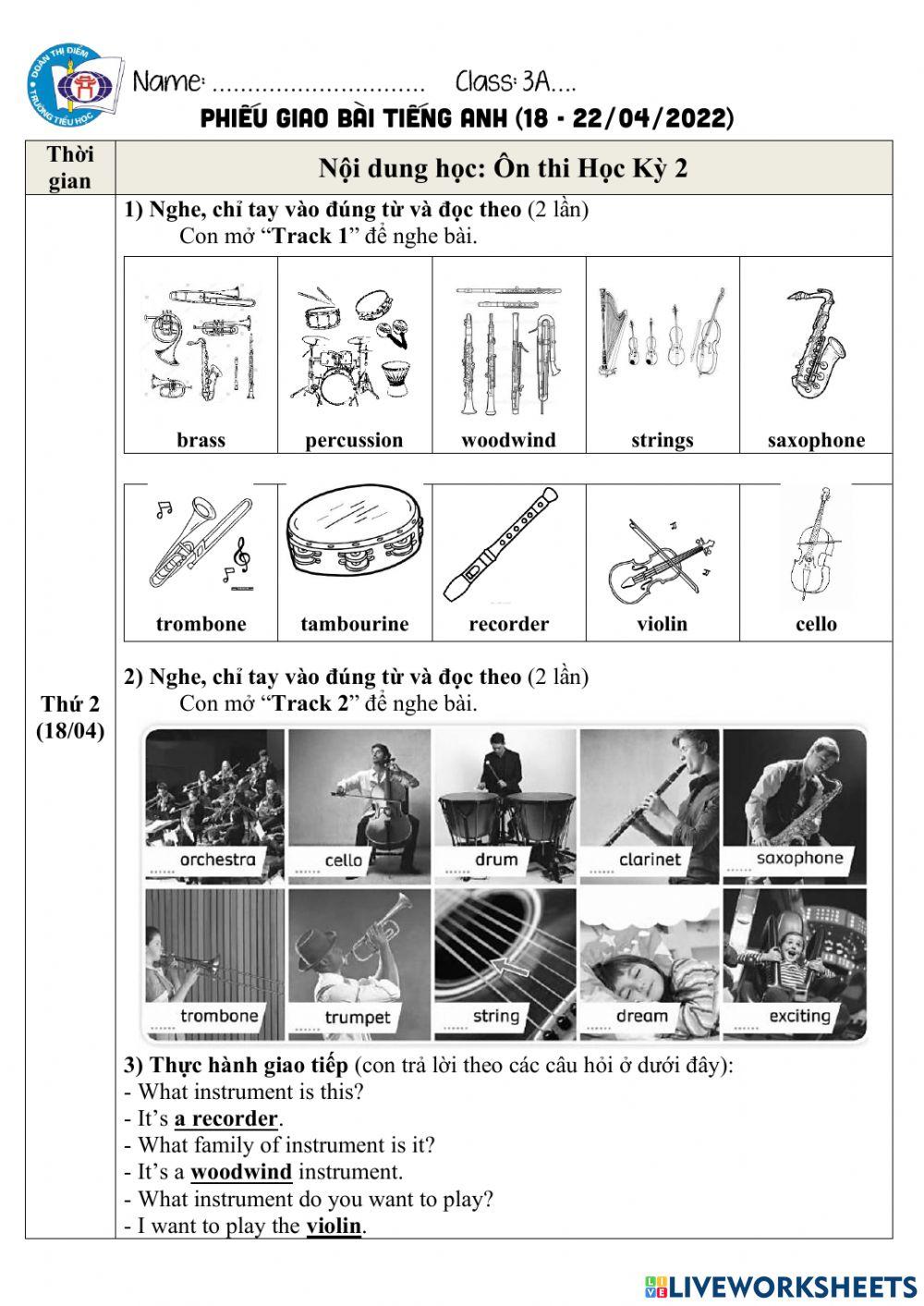Nội dung ôn tập HK2 NIK3