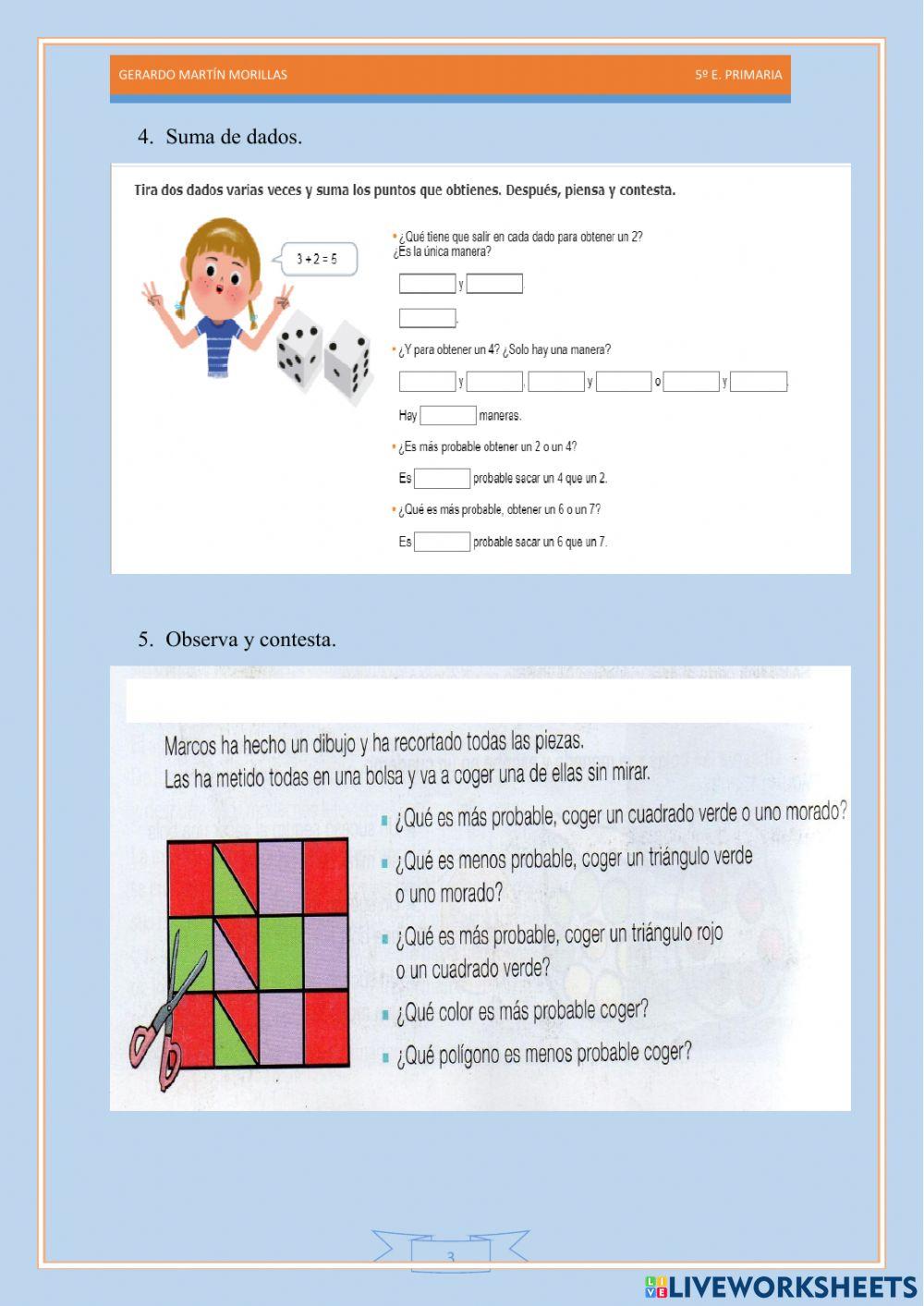 Tratamiento de la información. Ficha 27.