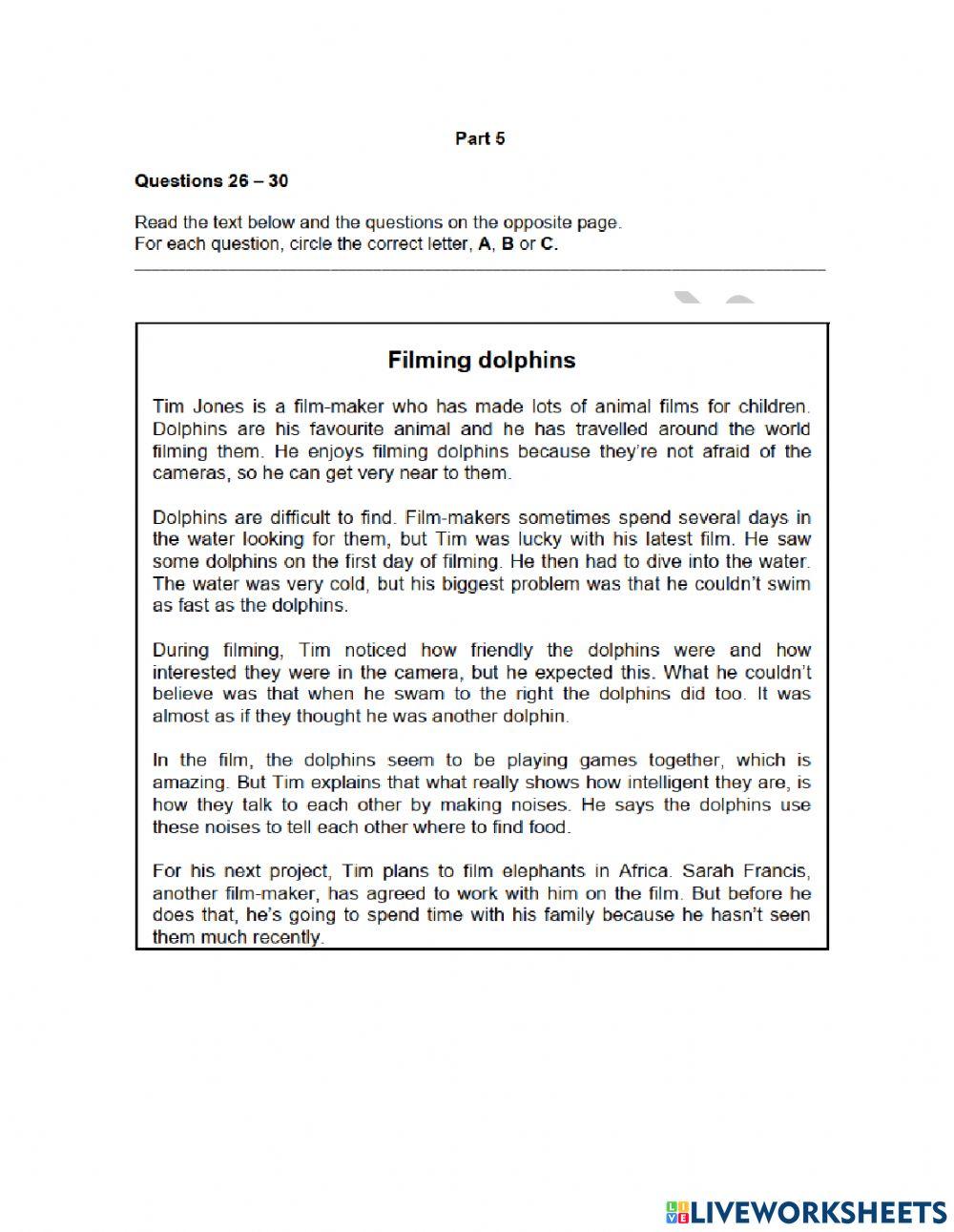 18.04.22- Gold A2, A2+-  KET Practice (Part 1)