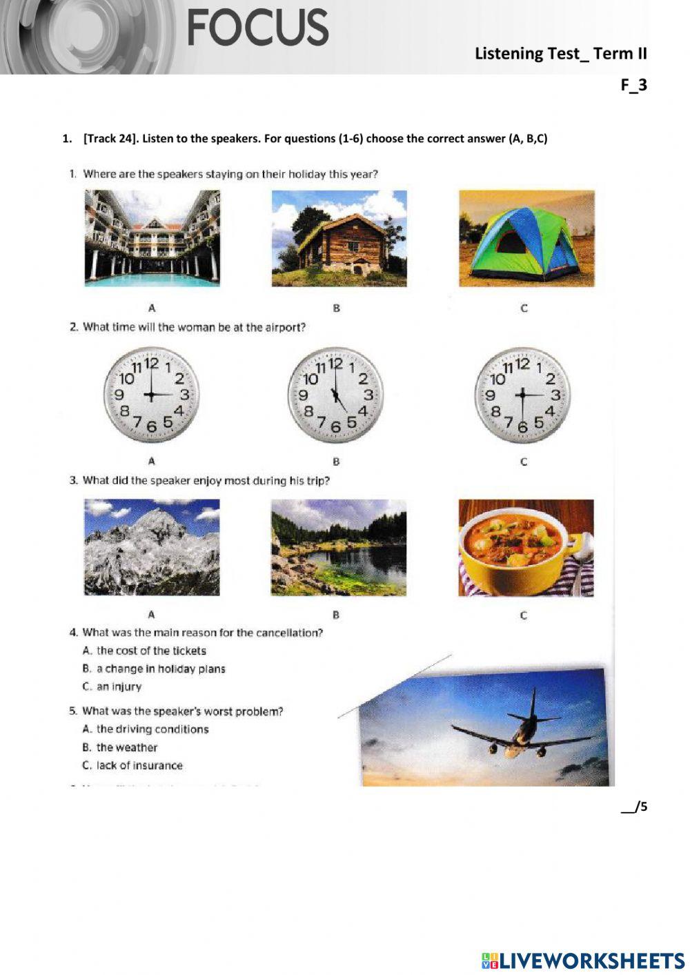 Listening Term Test-9