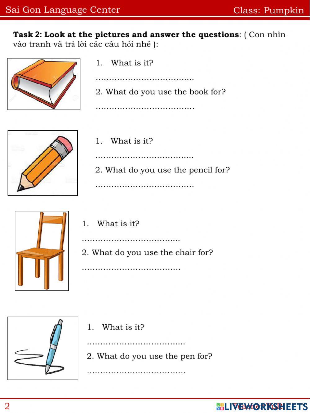 FFs1: Unit 1: What's this?