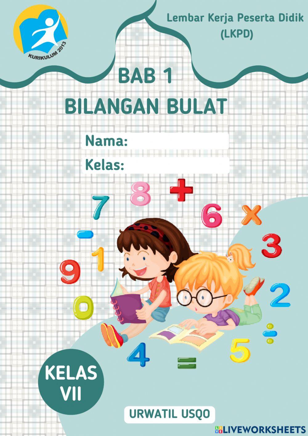 LKPD Operasi Penjumlahan Bilangan Bulat