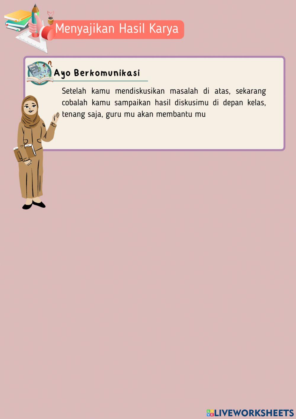 LKPD Operasi Penjumlahan Bilangan Bulat