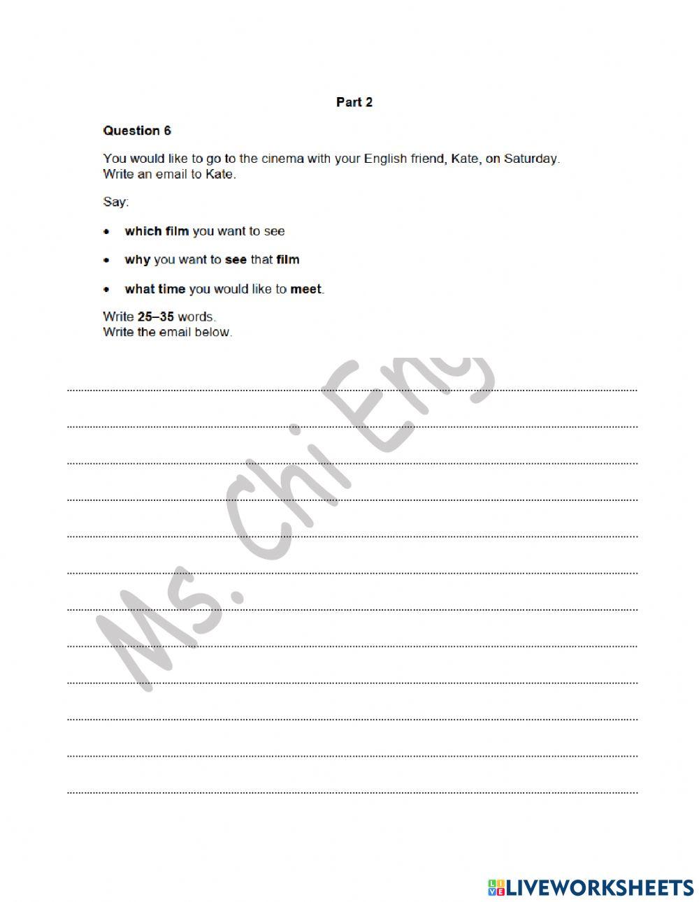 20.04.22- Gold A2, A2+- KET Practice (Part 1)