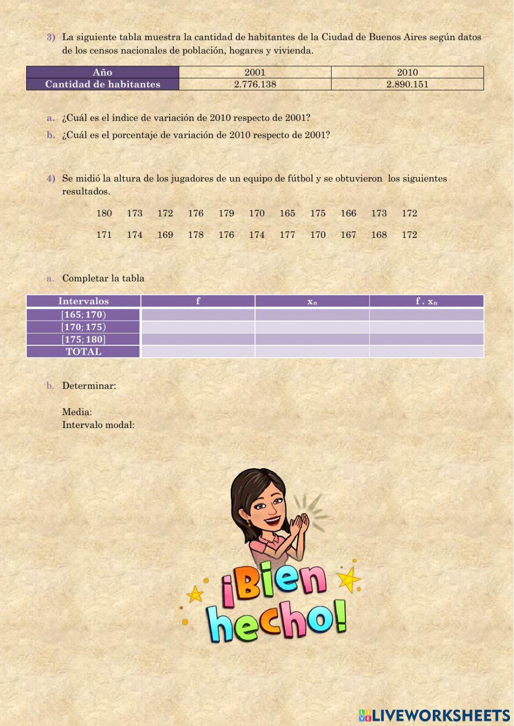 Trabajo integrador de Estadística