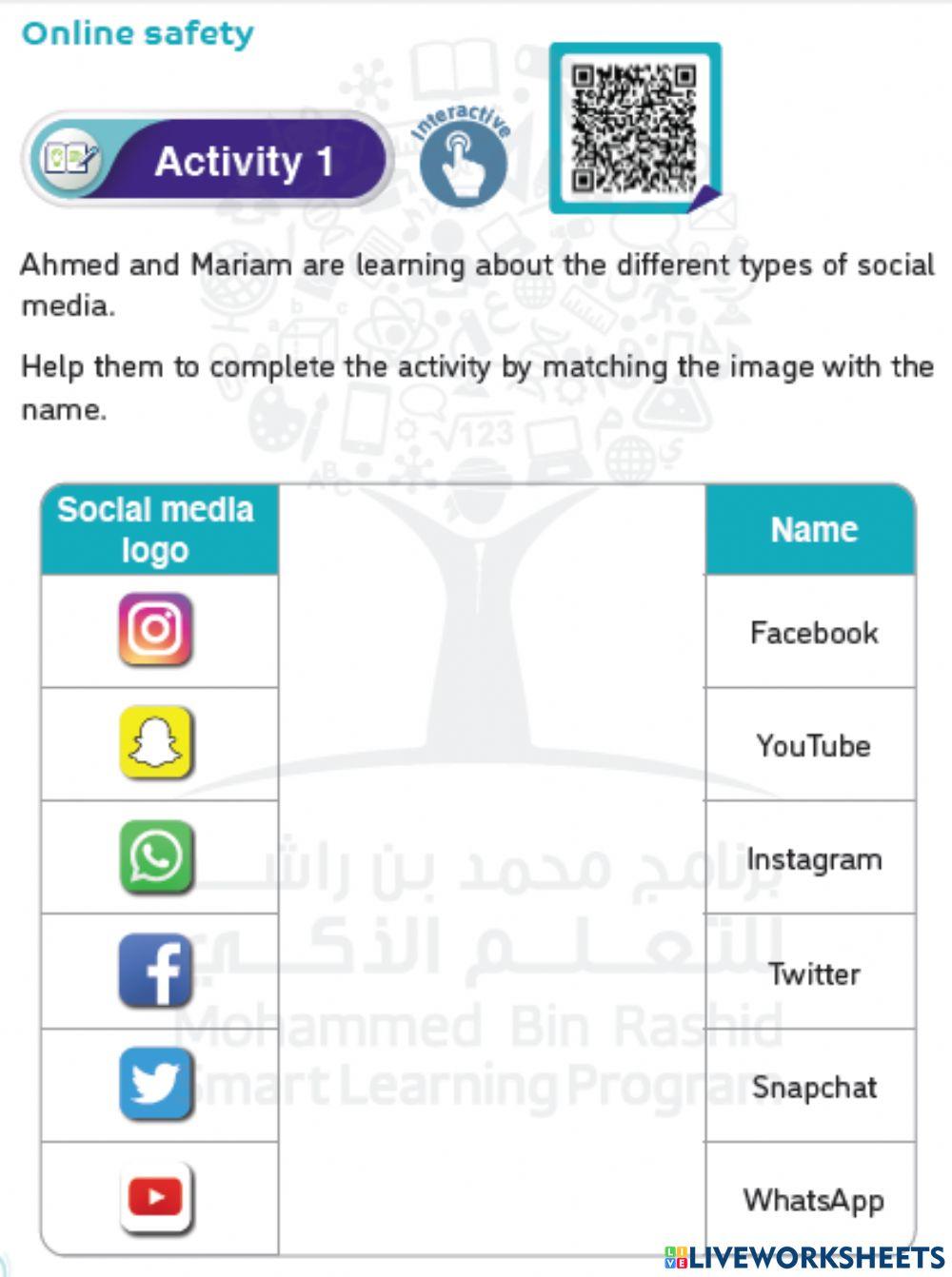 Activity 1 - Unit 1: E-Safety