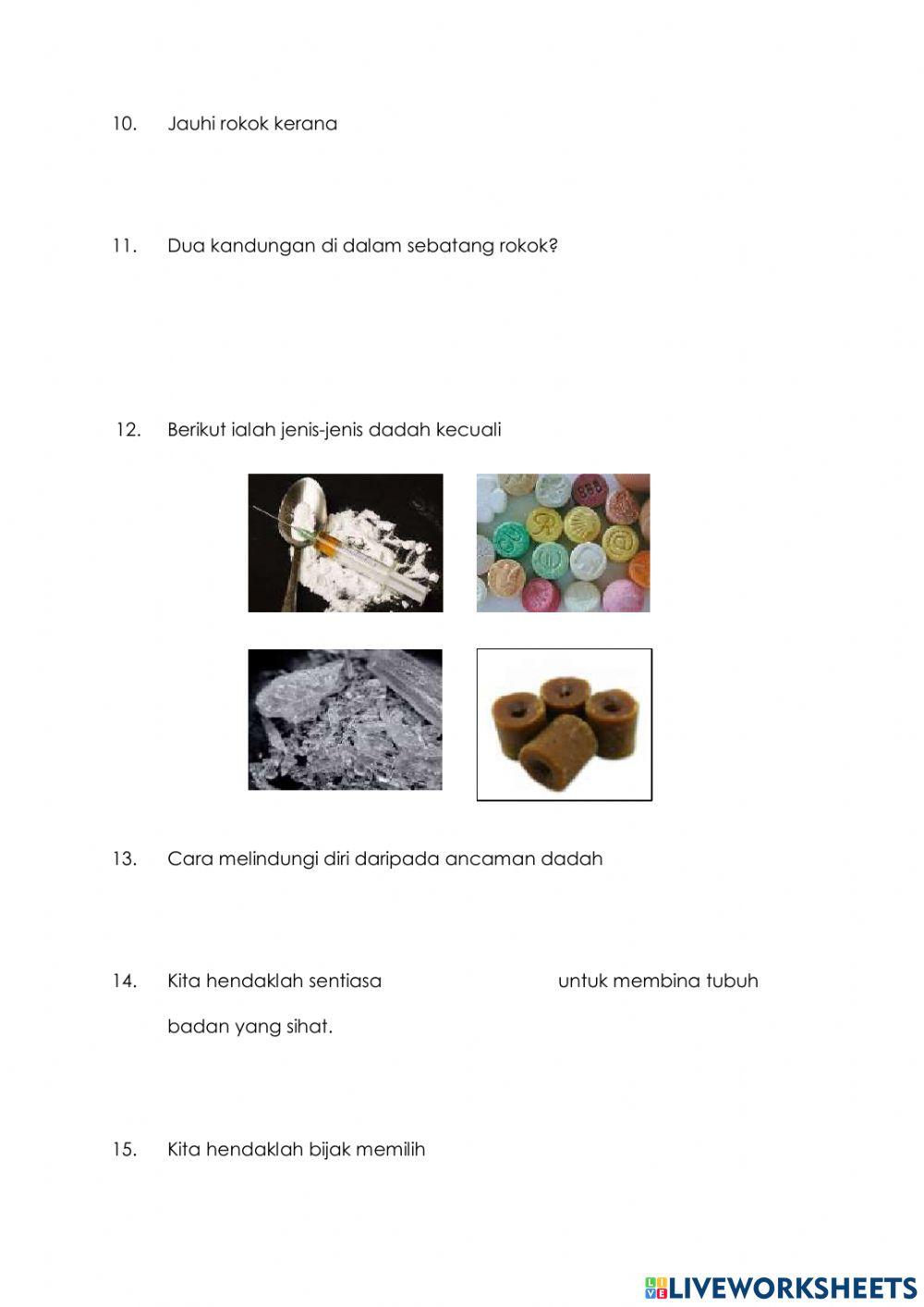 Kuiz anti dadah 2022