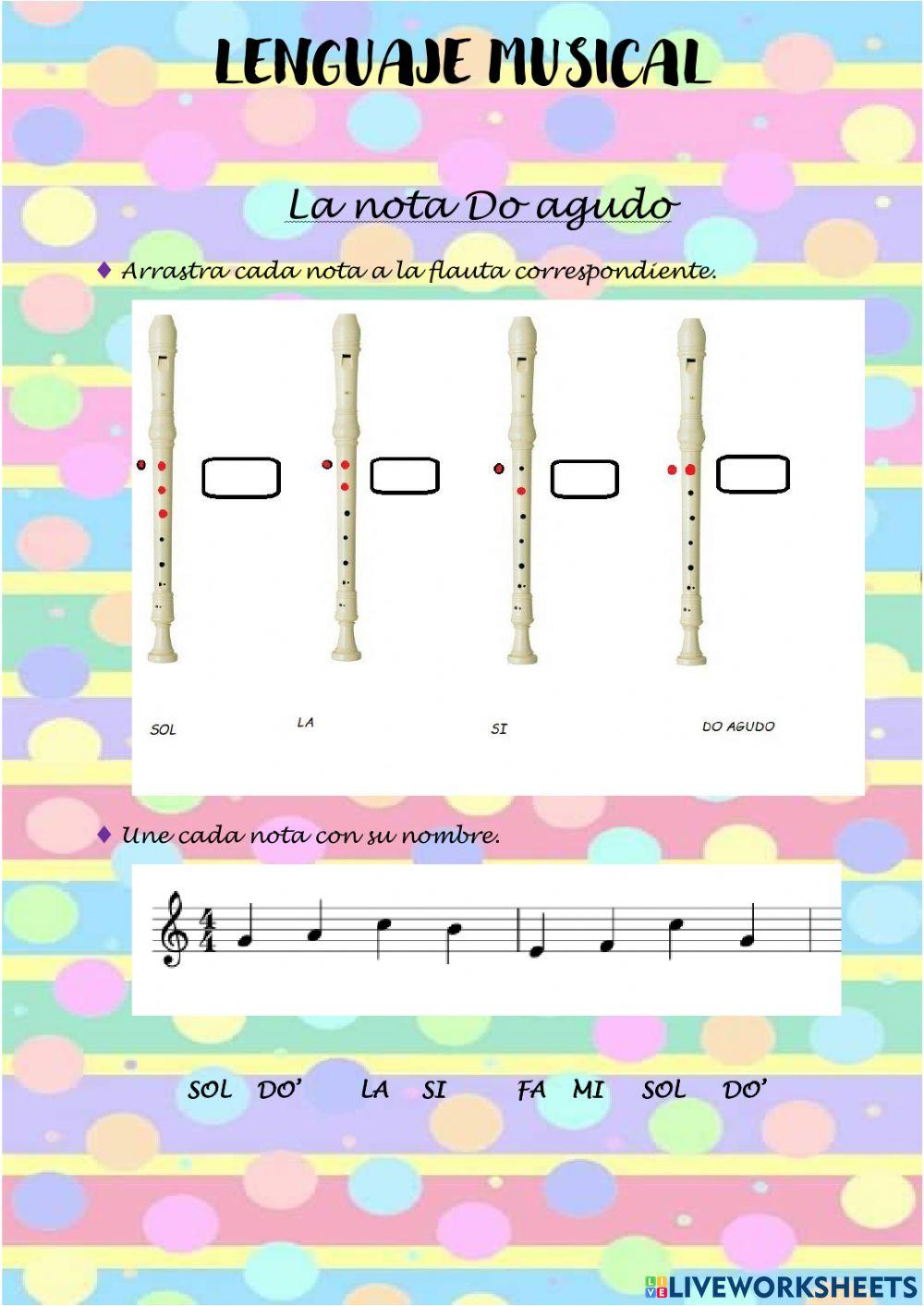 Notas y digitación