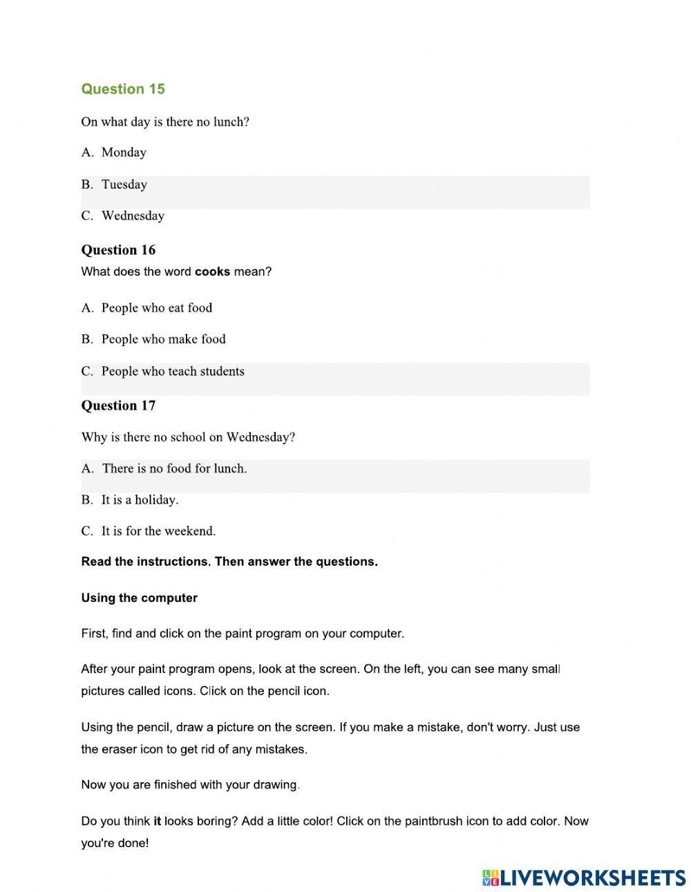 Đề thi thử số 3-Toefl primary-P1