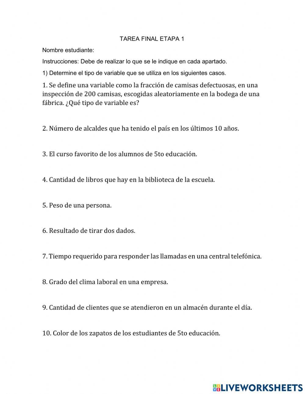 Tarea final etapa 1