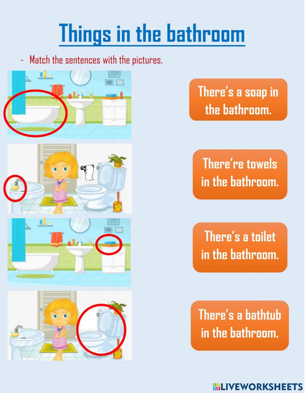 Things in the bathroom