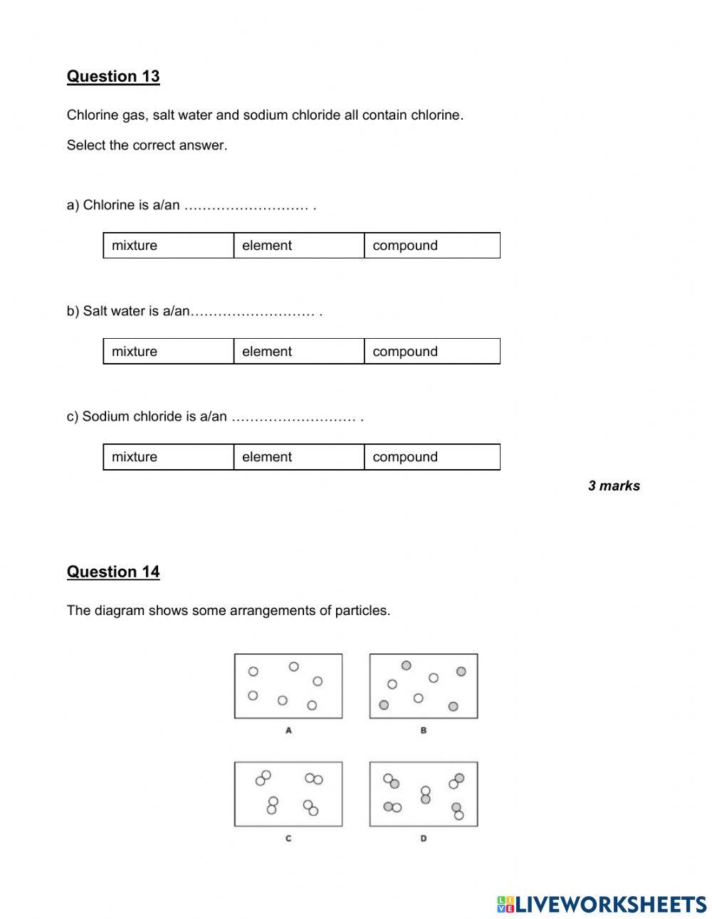 Grade 6 End of Semester 1 Practice Test Part 2
