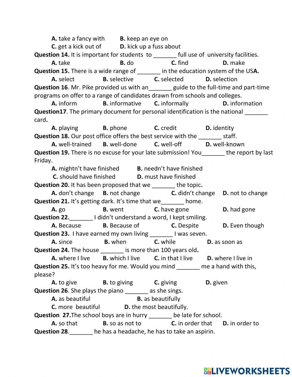 Bee English Grade 12 - GCSE