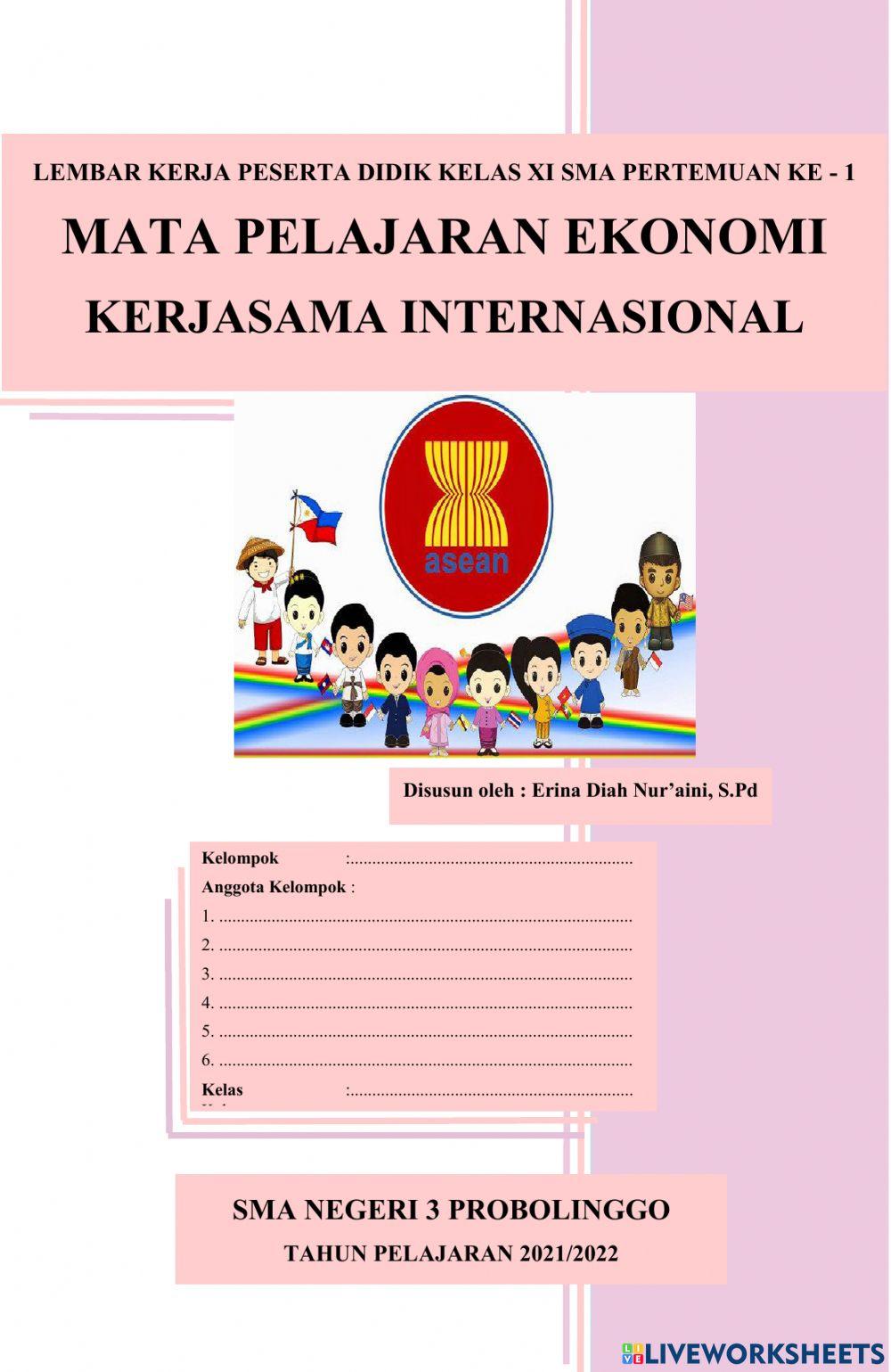 LKPD Kerja Sama Ekonomi Internasional