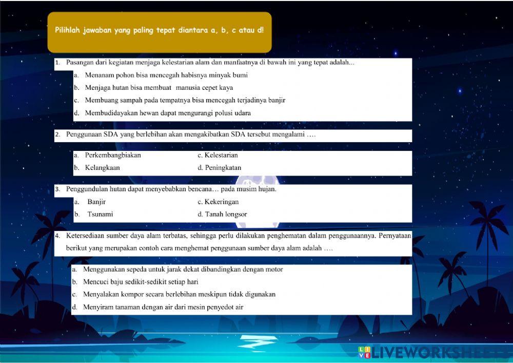 Selesaikan Misi ke 3 - TEMA 9 : KAYANYA NEGERIKU