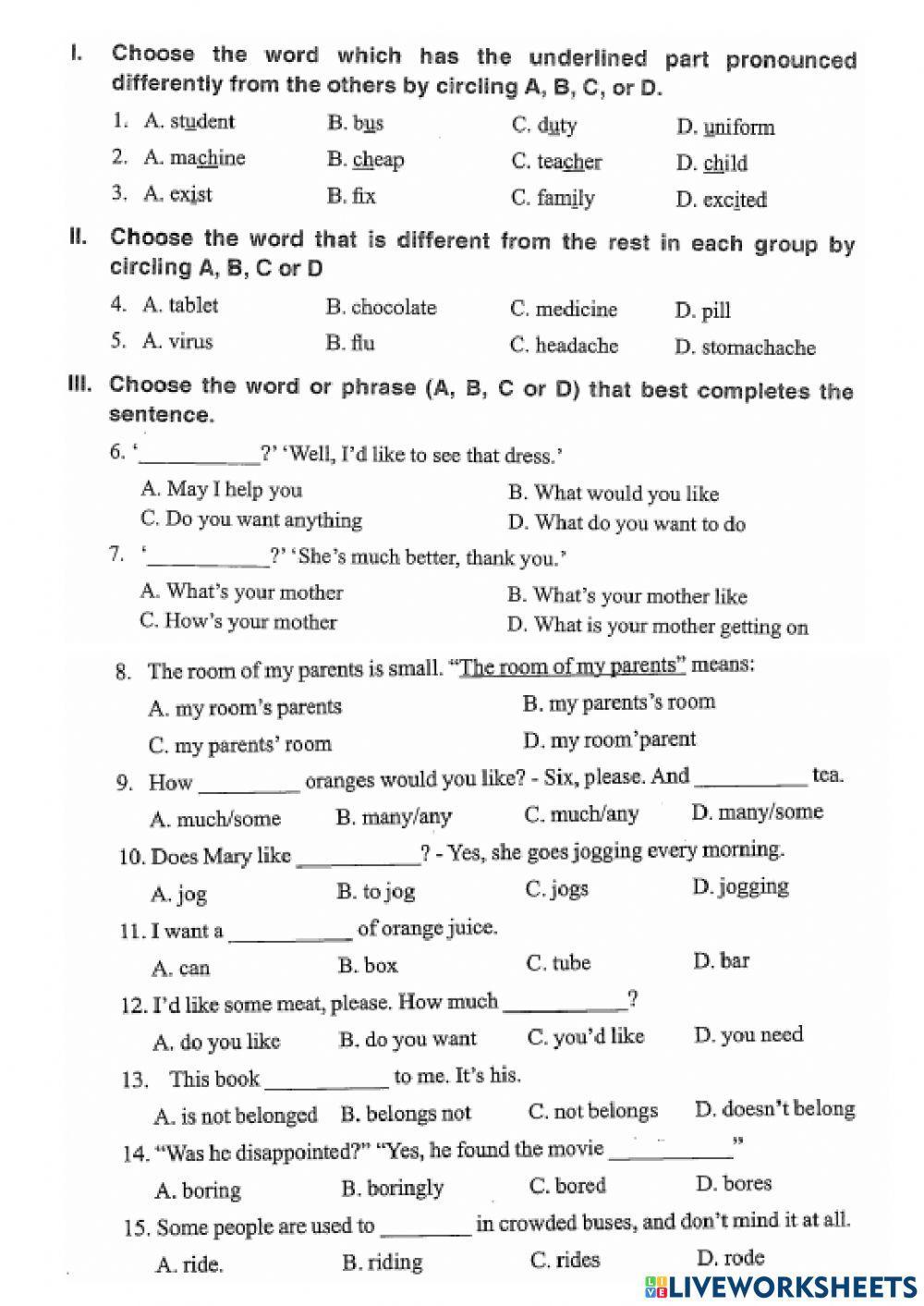 De thi TA vao 6 - so 3