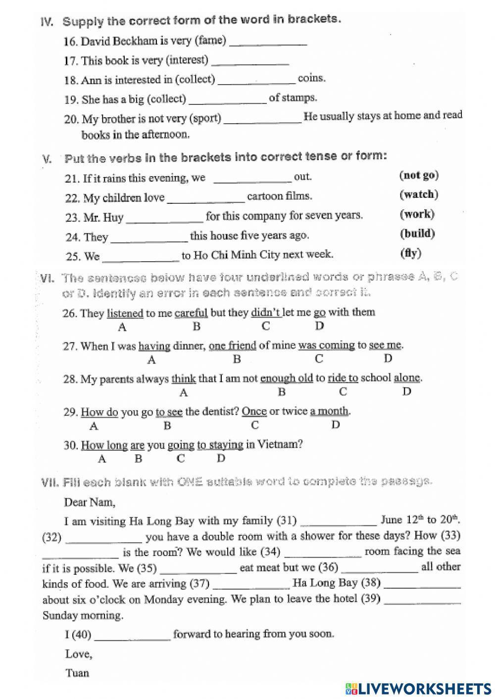 De thi TA vao 6 - so 3