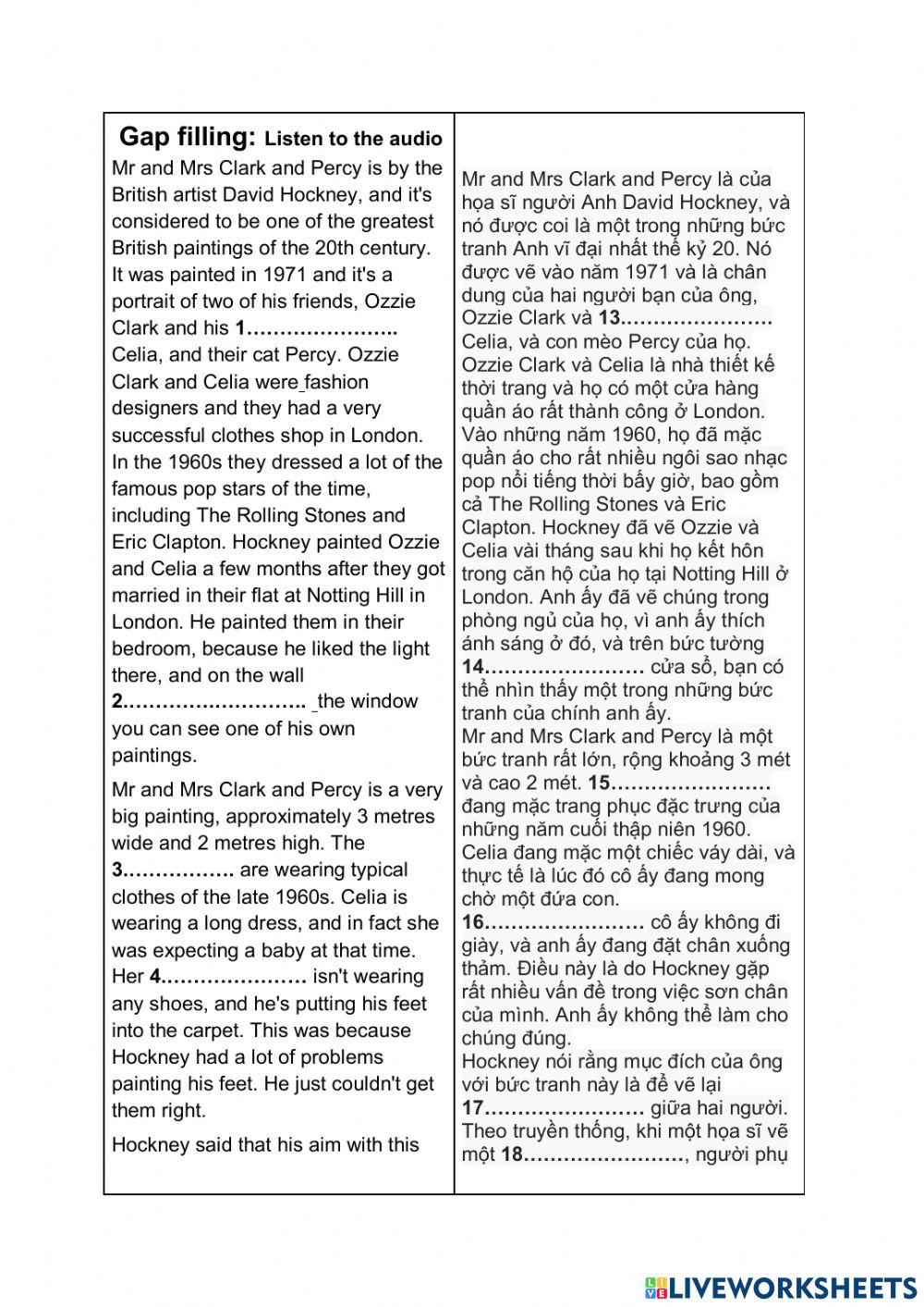 ST 2- tuần 1- buổi 2- T-F - Gap filling